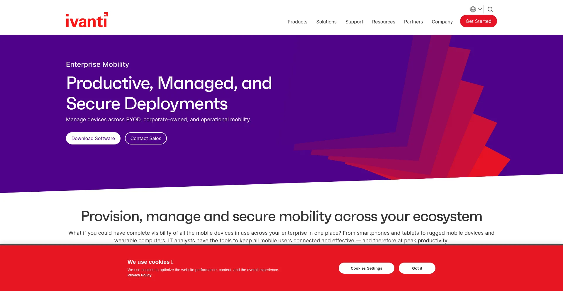 Website screenshot of Wavelink.com