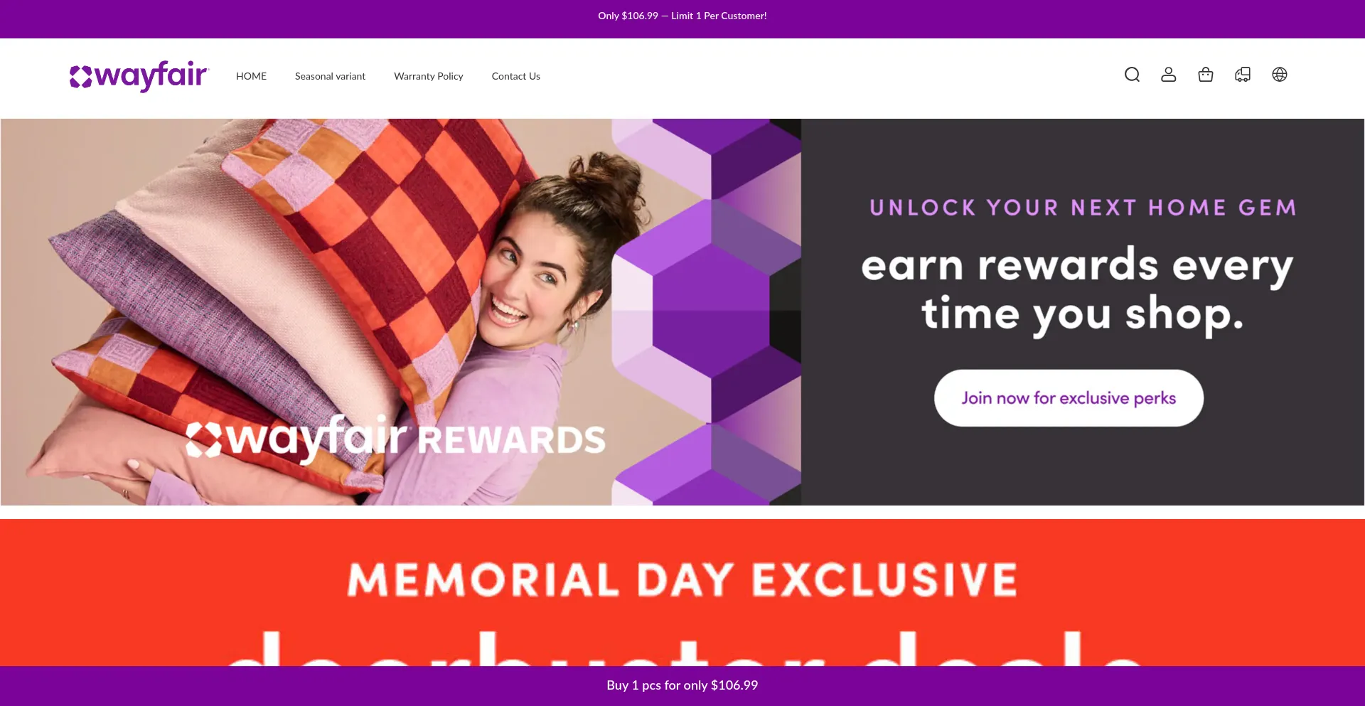 Website screenshot of Wayounim.shop
