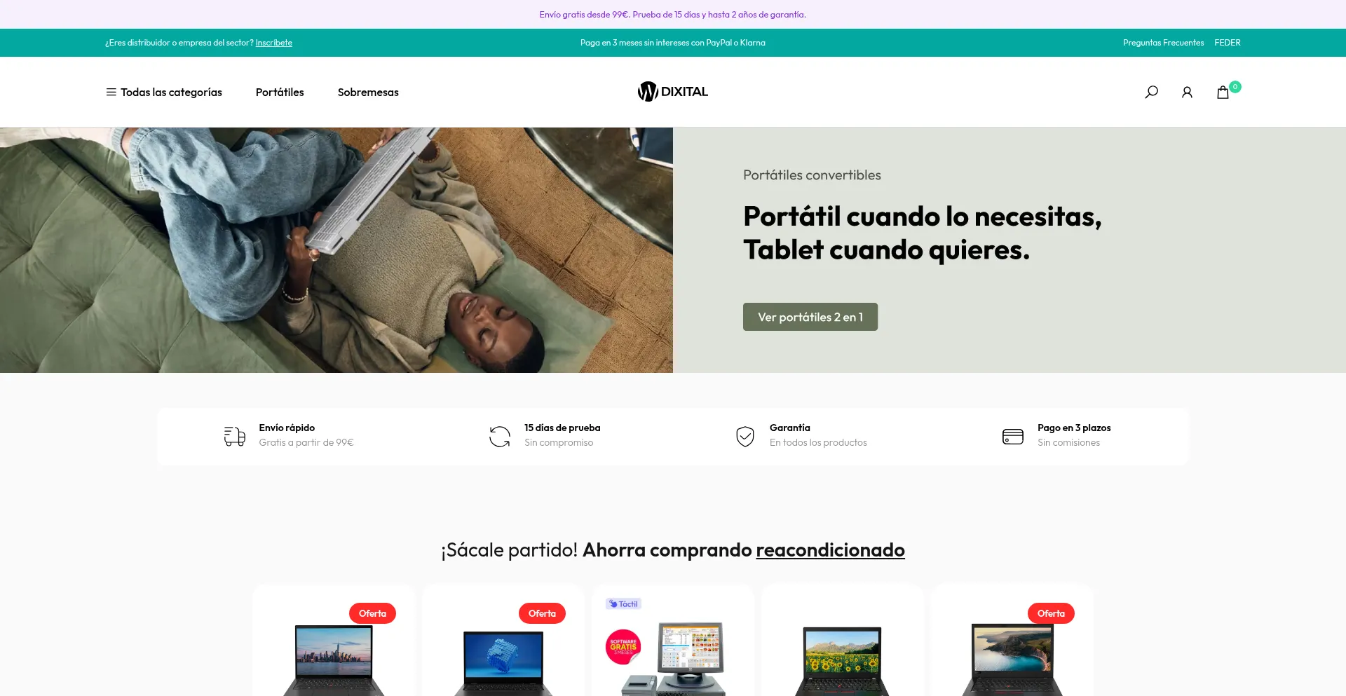 Website screenshot of Wdixital.com