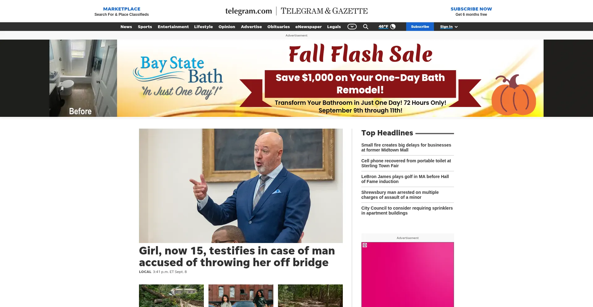 Website screenshot of Web.telegram.com