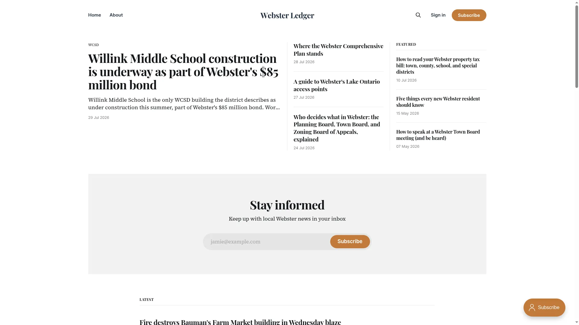 Websterledger.com