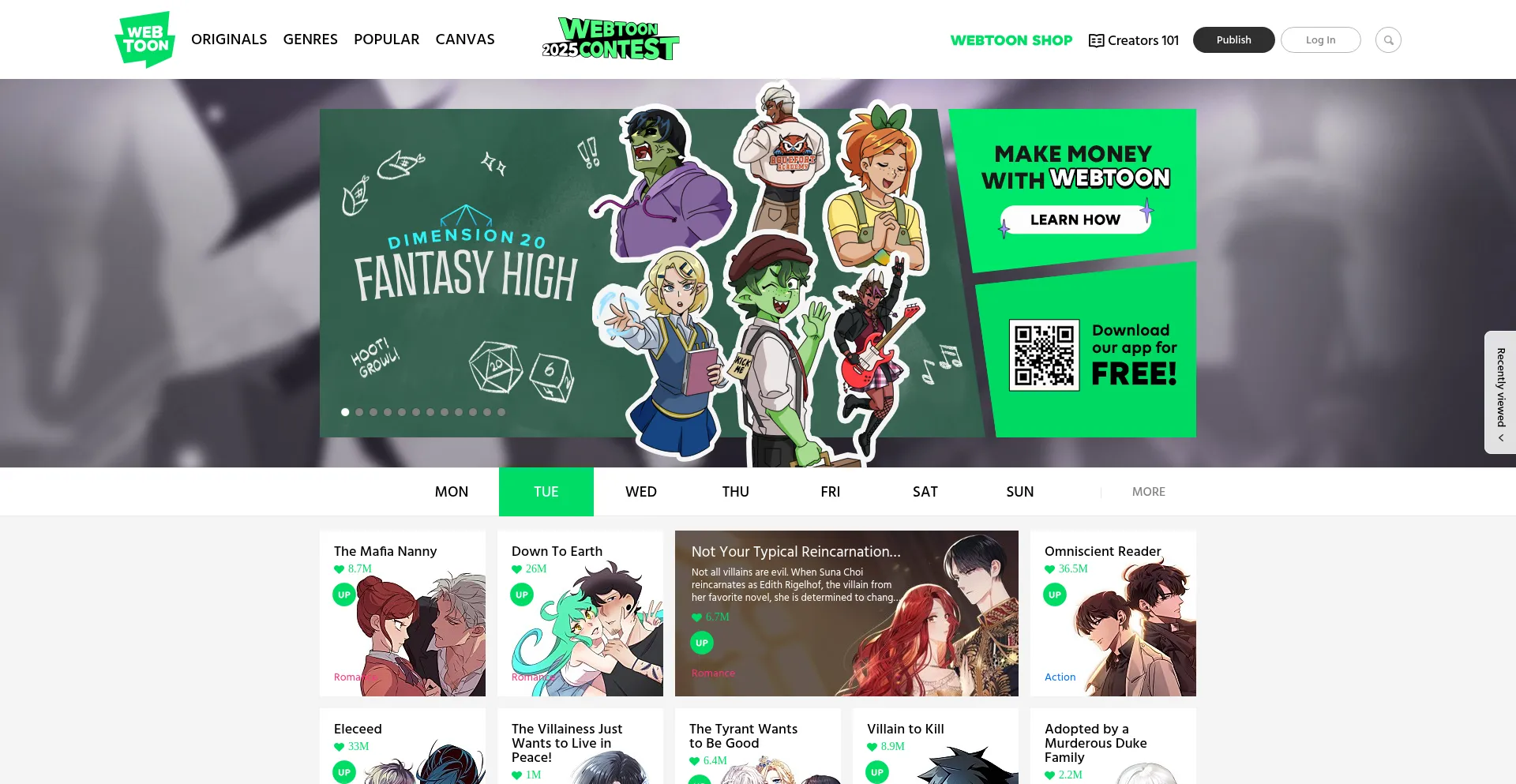 Webtoons.com