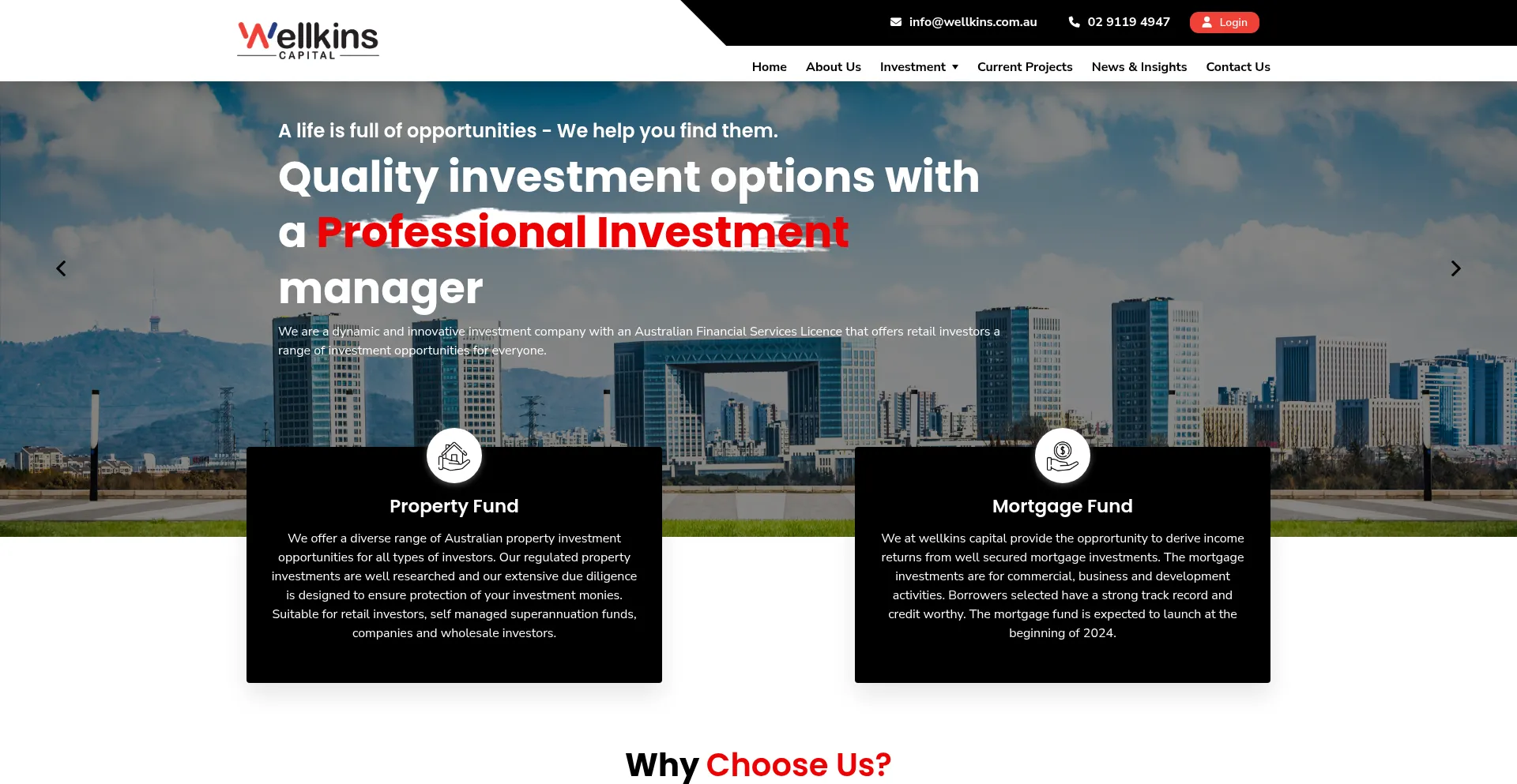 Website screenshot of Wellkins.com.au
