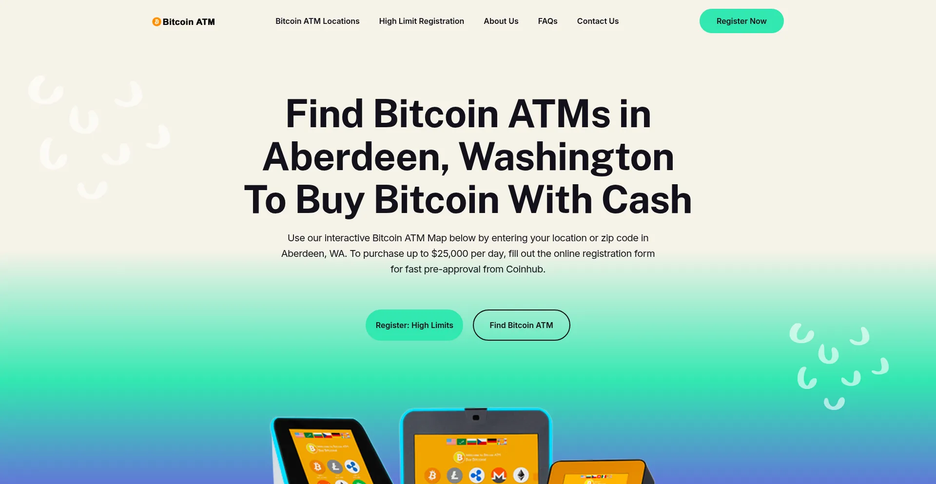 Website screenshot of Westsacramentocryptoatm.com
