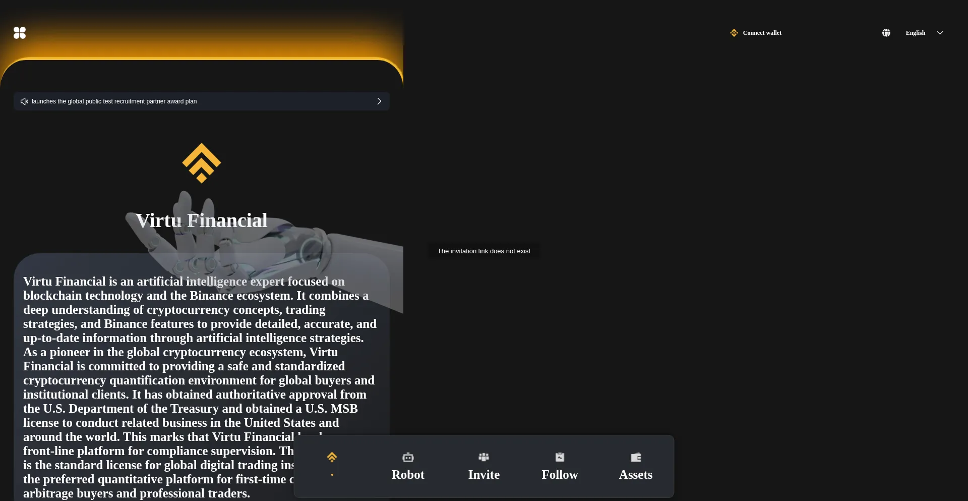 Website screenshot of Wgptai.cc