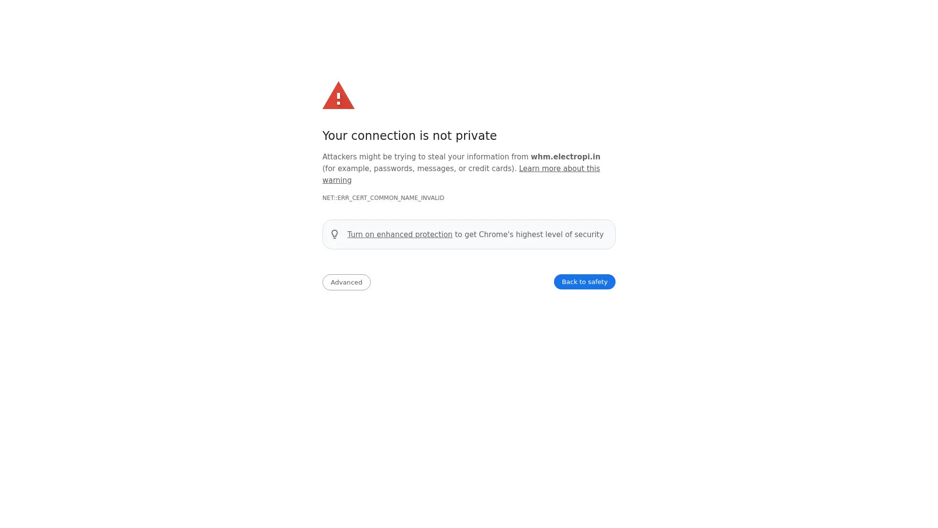 Whm.electropi.in