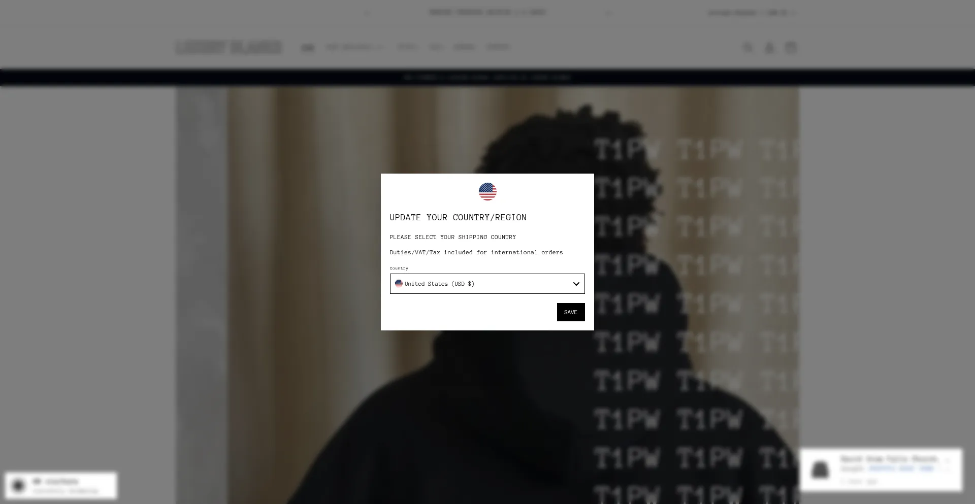 Website screenshot of Wholesaleluxuryblanks.com