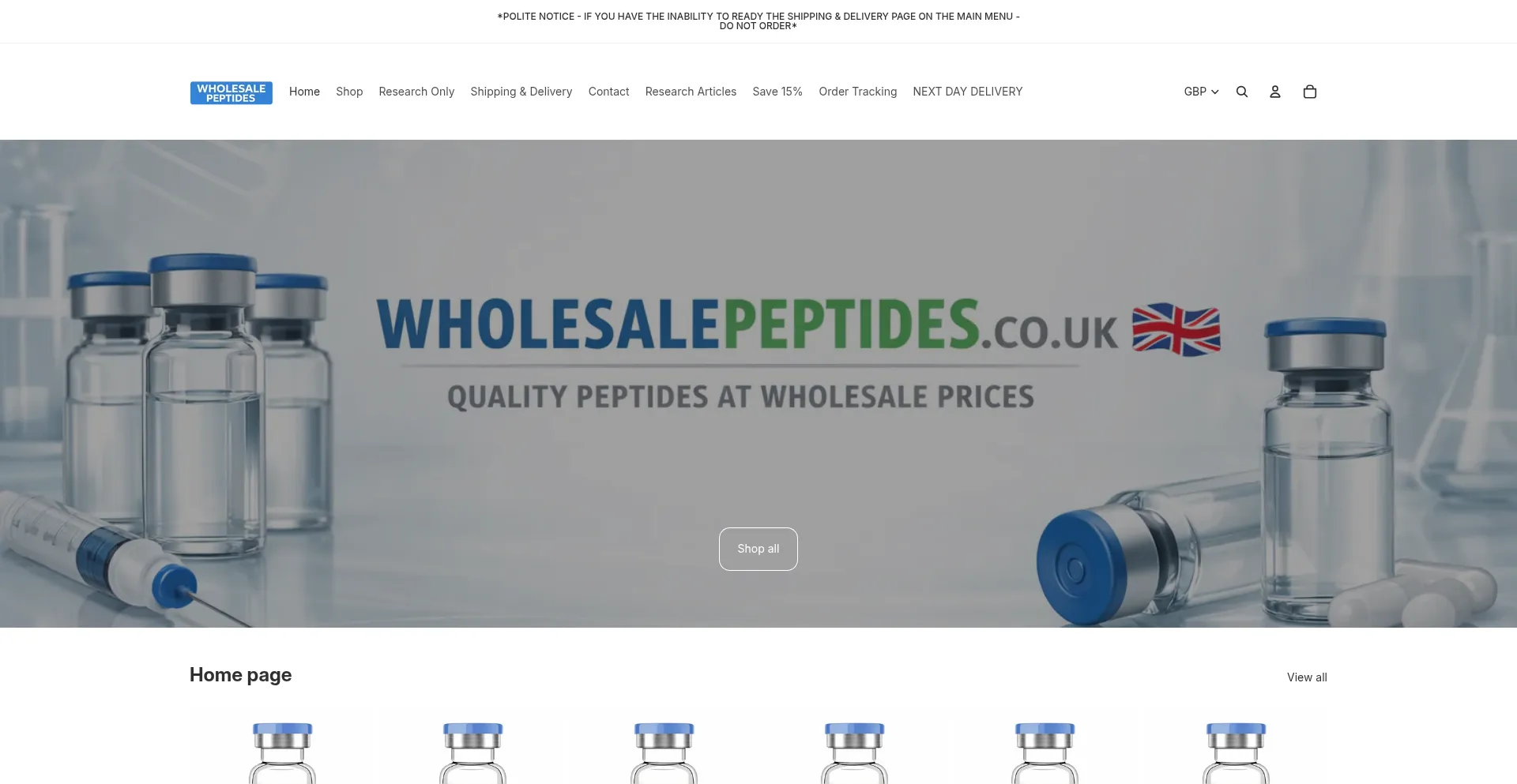 Wholesalepeptides.co.uk