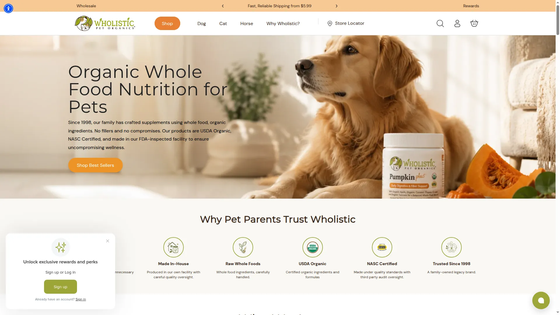 Wholisticpetorganics.com