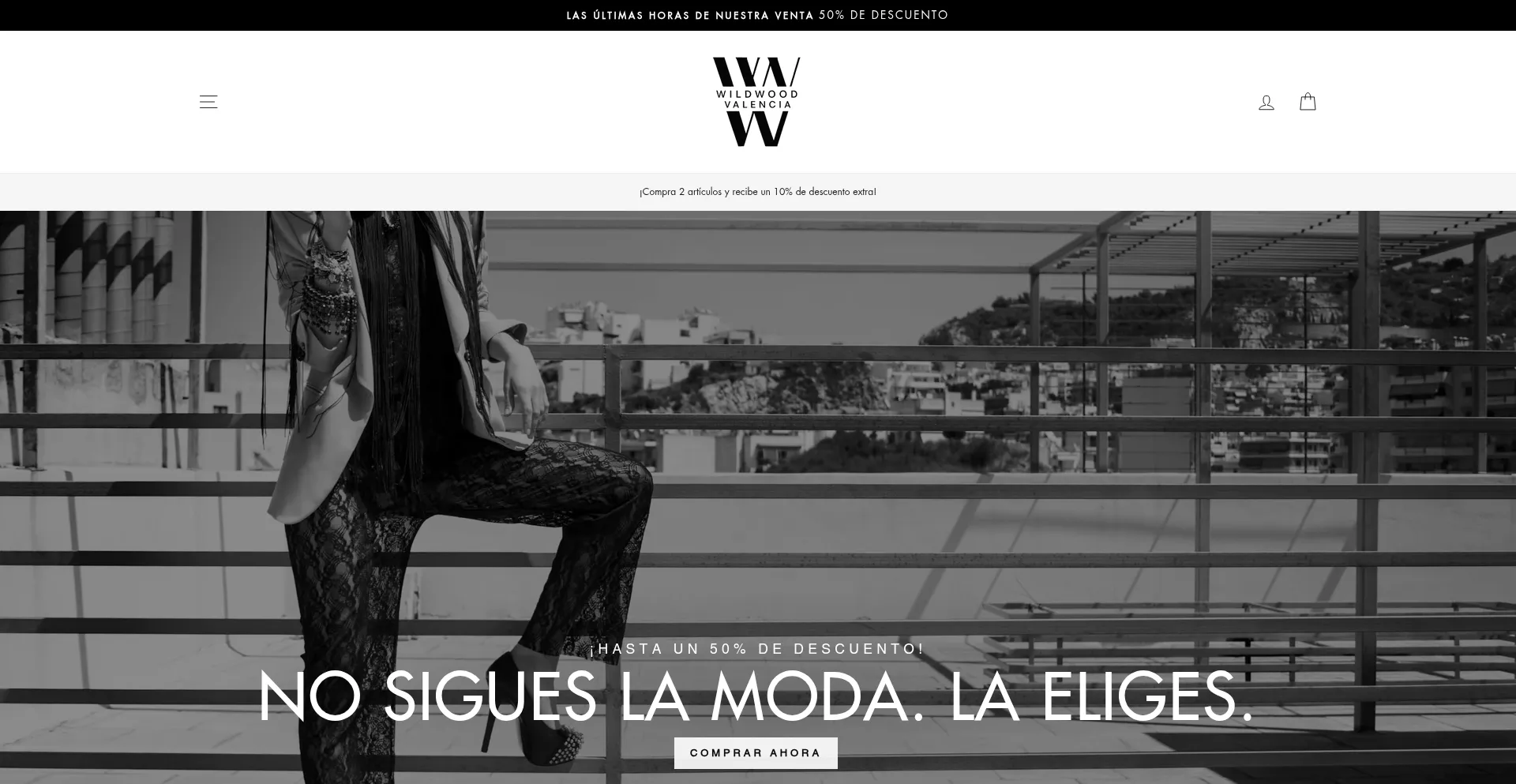 Website screenshot of Wildwood-valencia.es