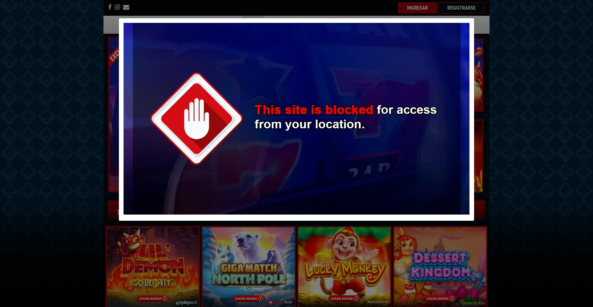 Website screenshot of Winchile.com