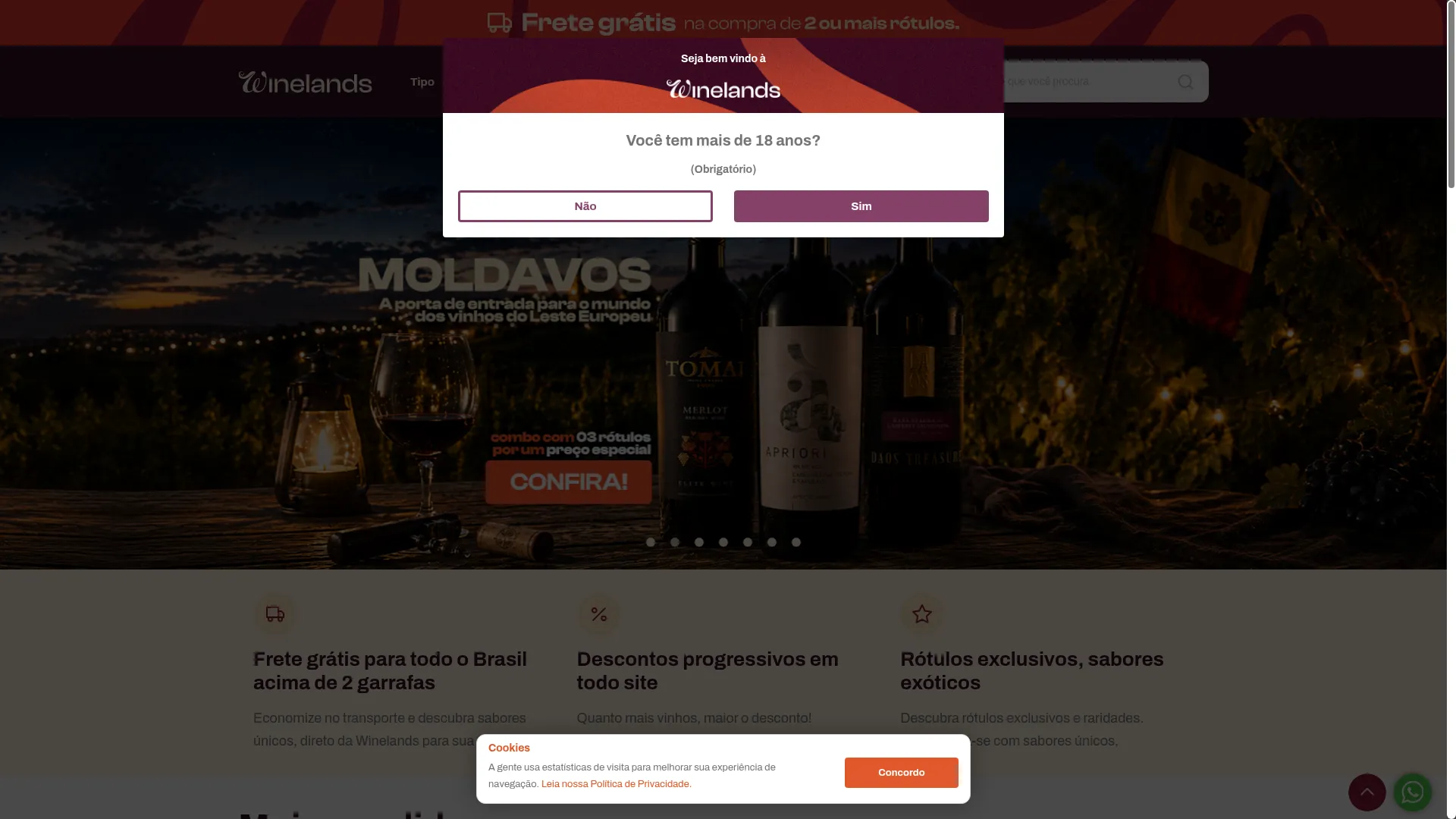 Winelands.com.br