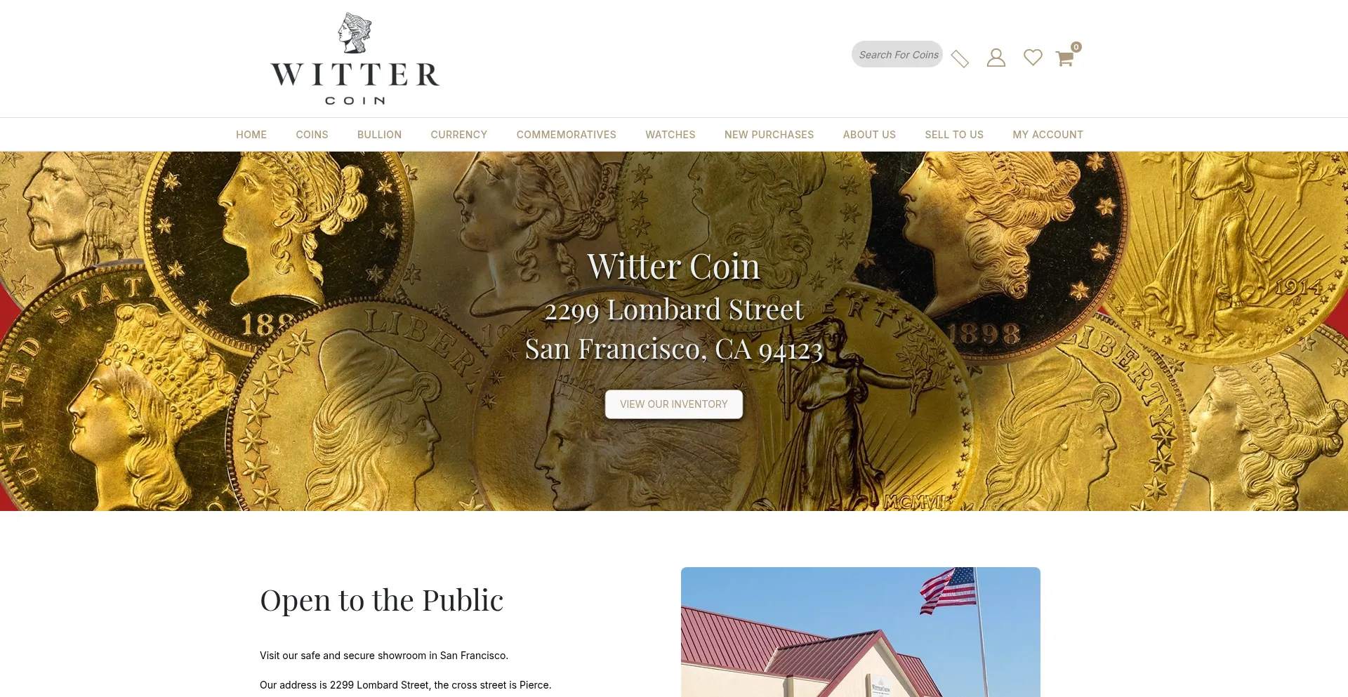 Website screenshot of Wittercoin.com