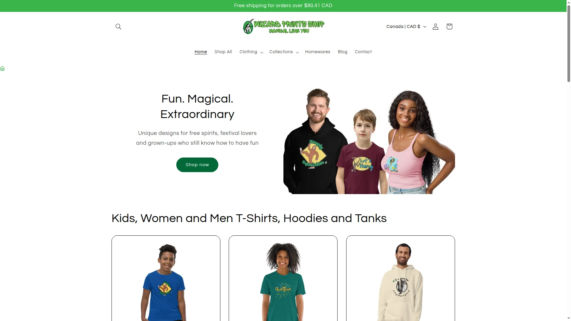 Wizardprintsshop.com