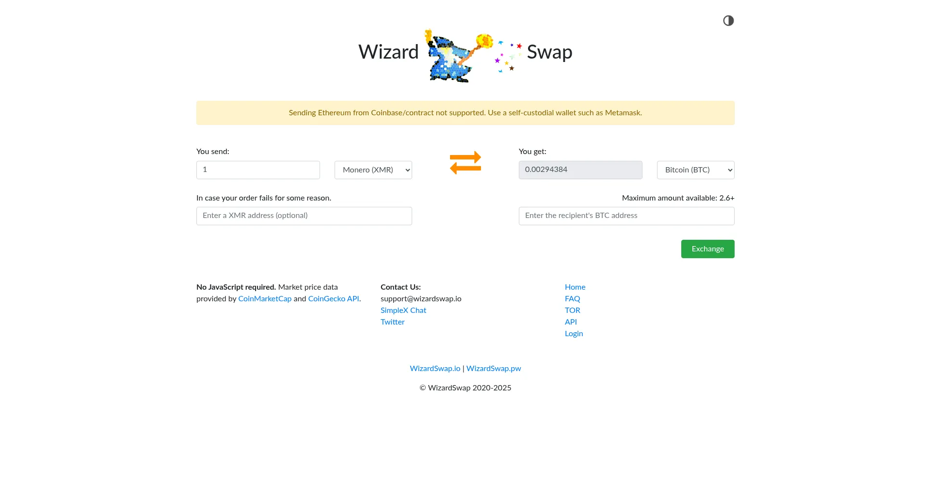 Wizardswap.io