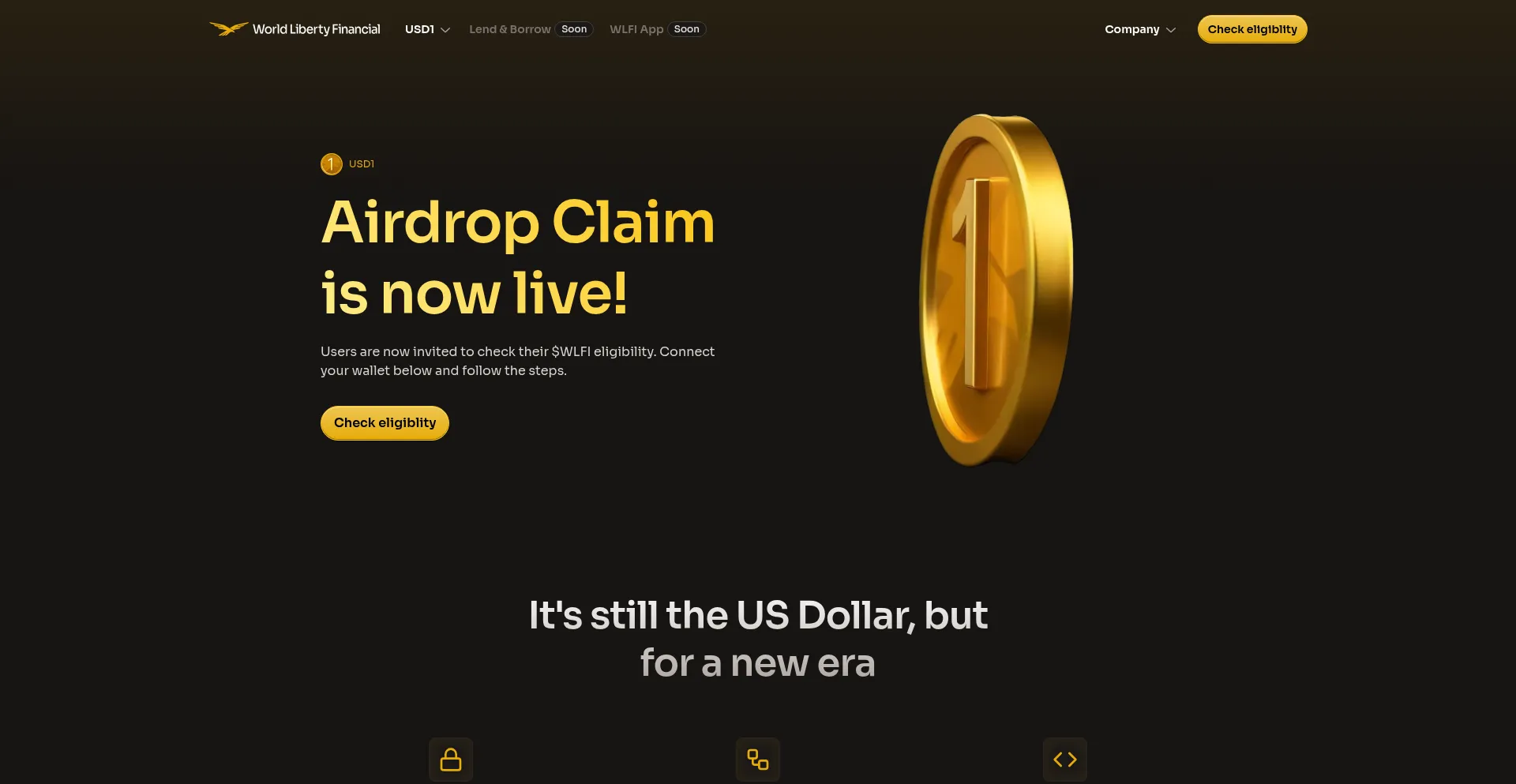 Website screenshot of Wlficoineth.com