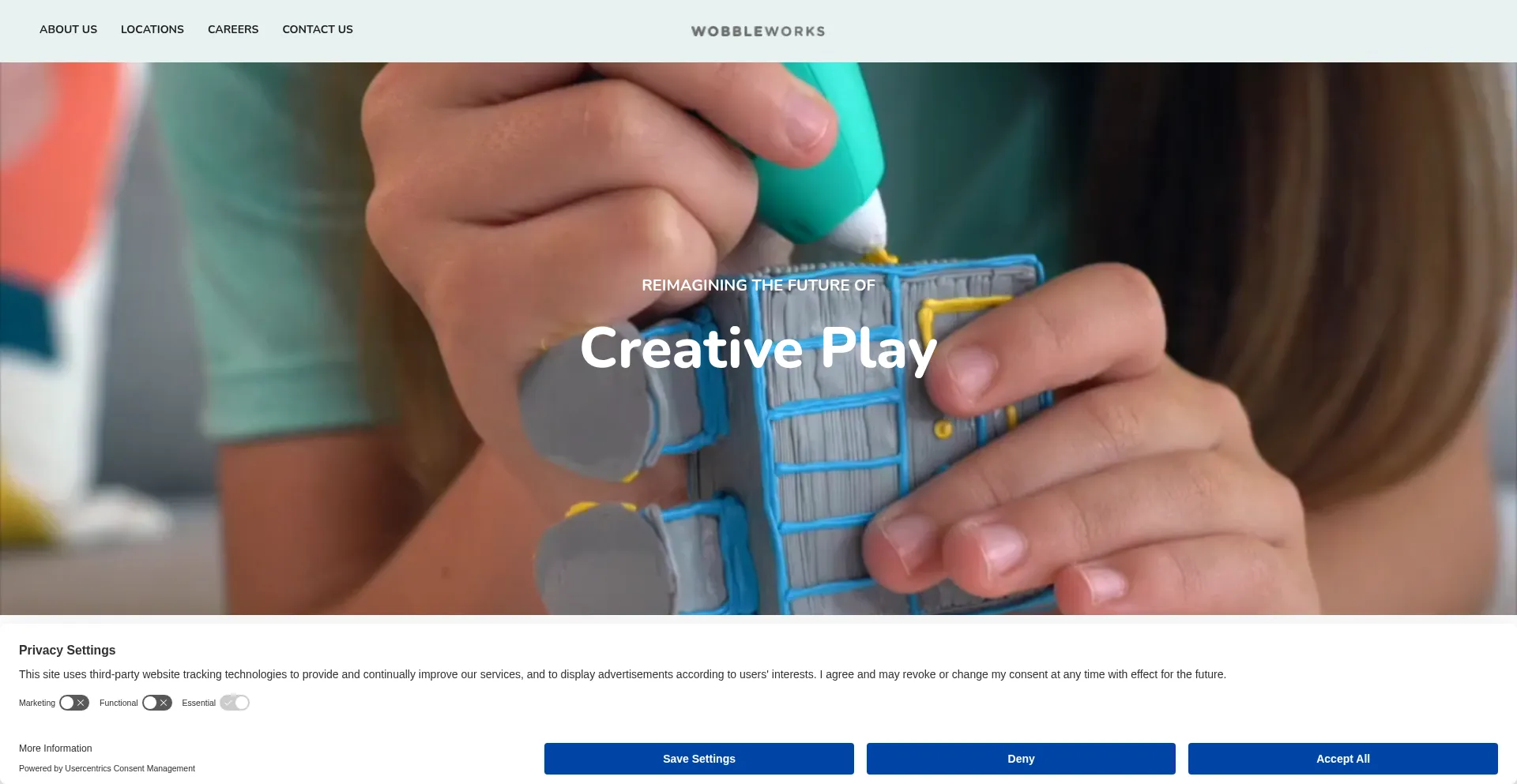 Website screenshot of Wobbleworks.net
