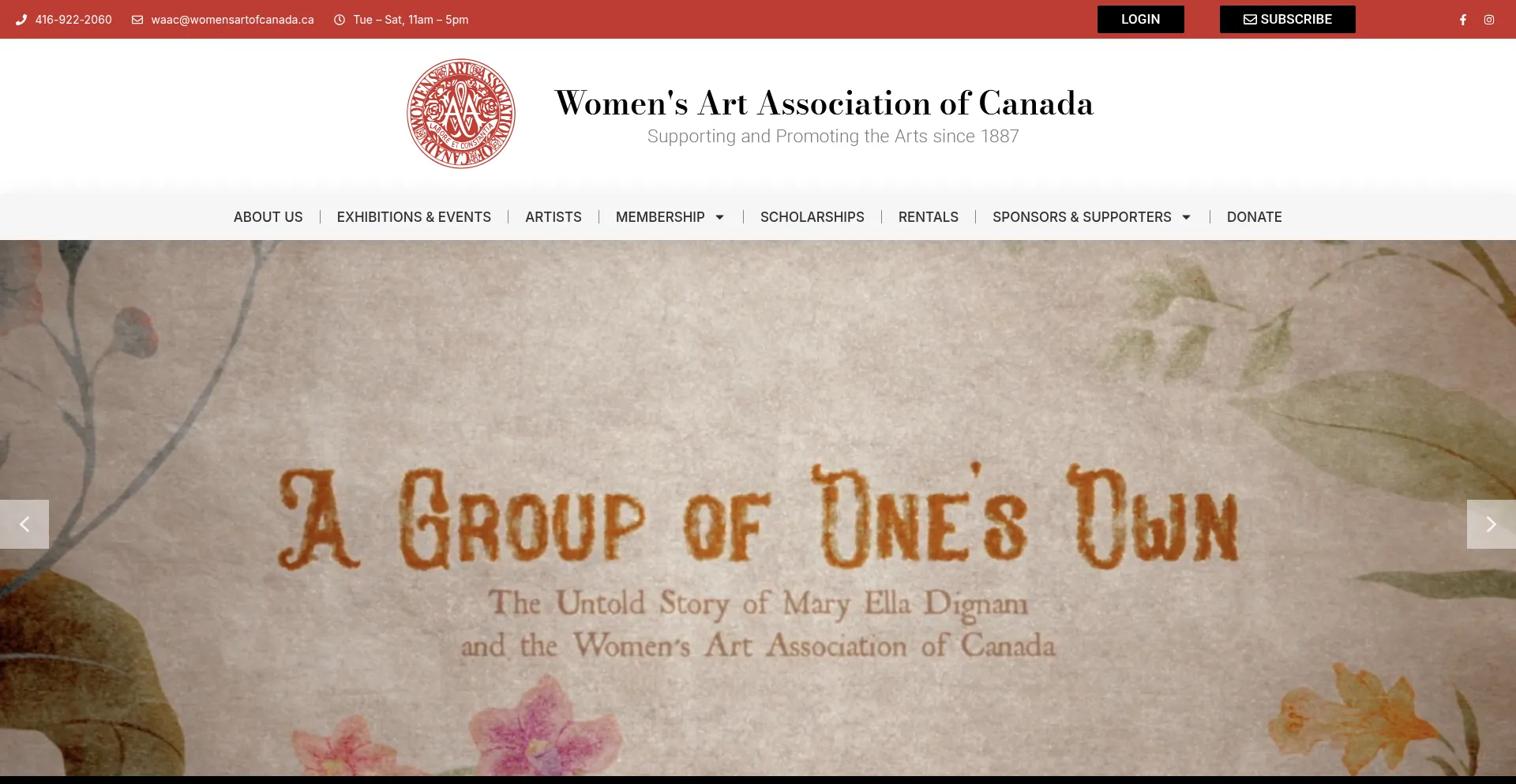 Womensartofcanada.ca
