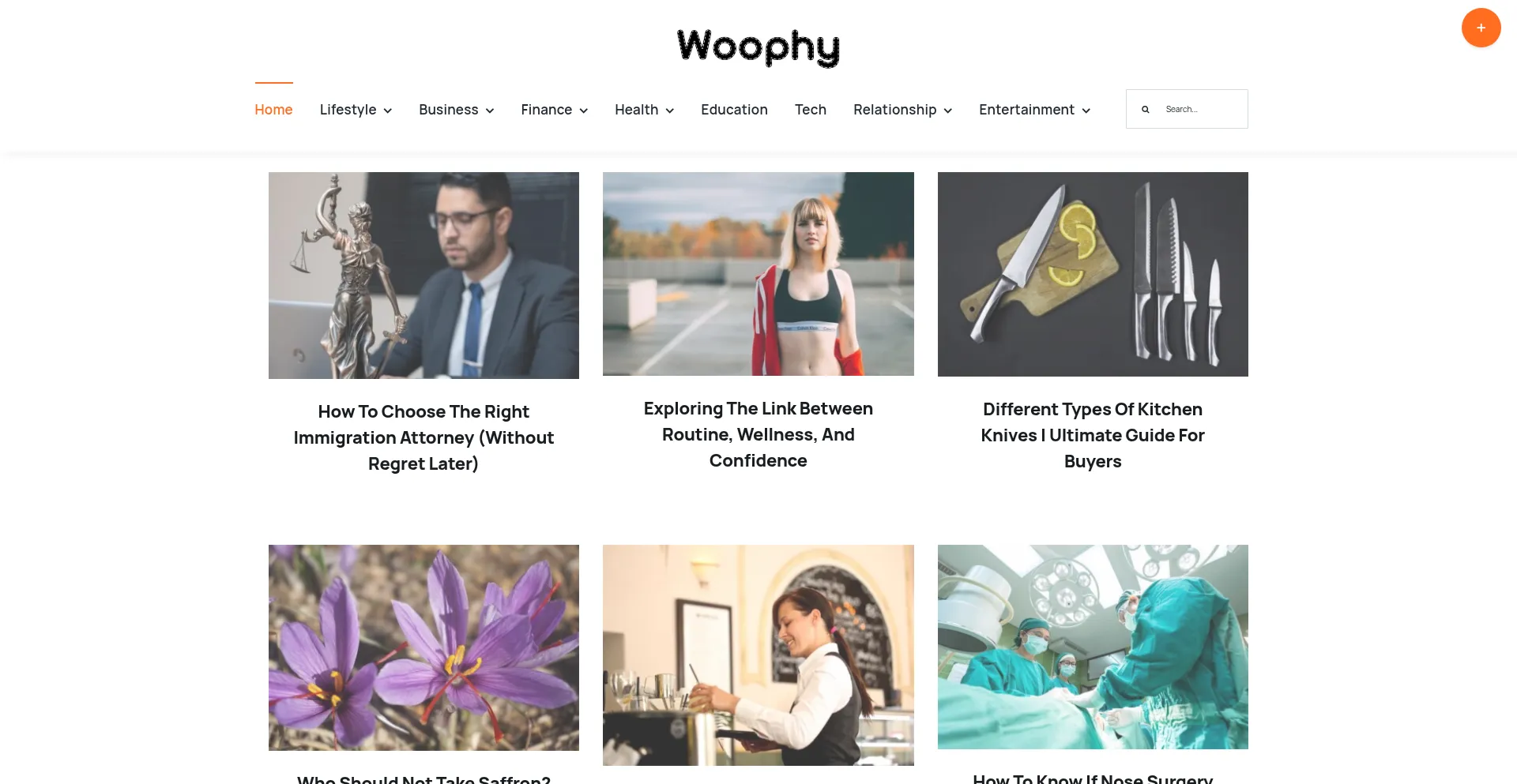 Website screenshot of Woophy.com