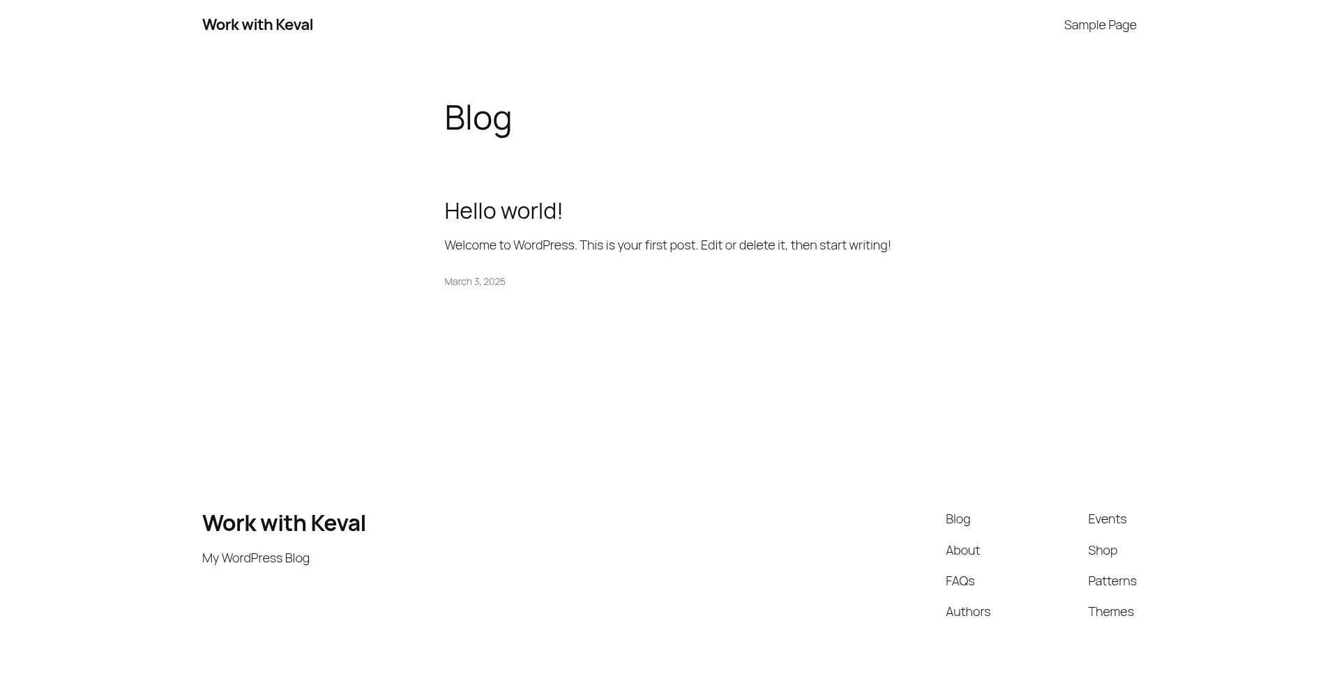 Workwithkeval.com