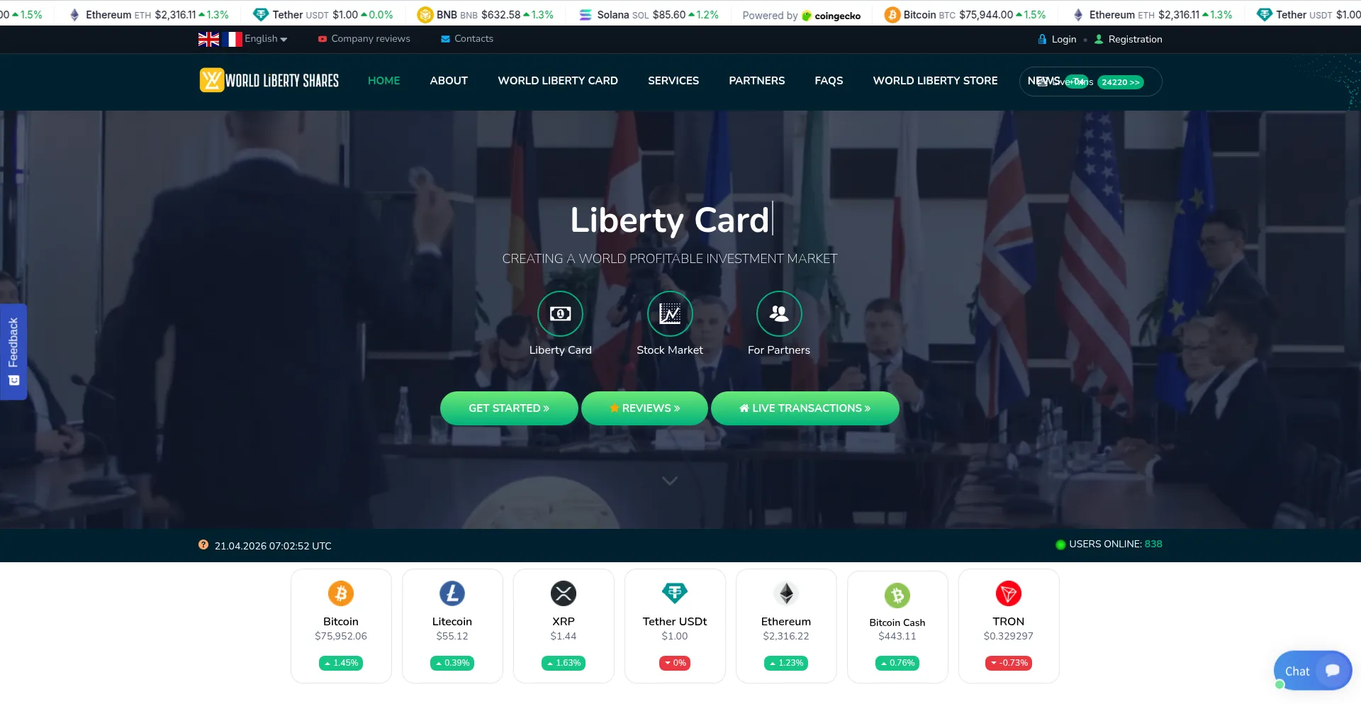 Worldlibertyshares.com
