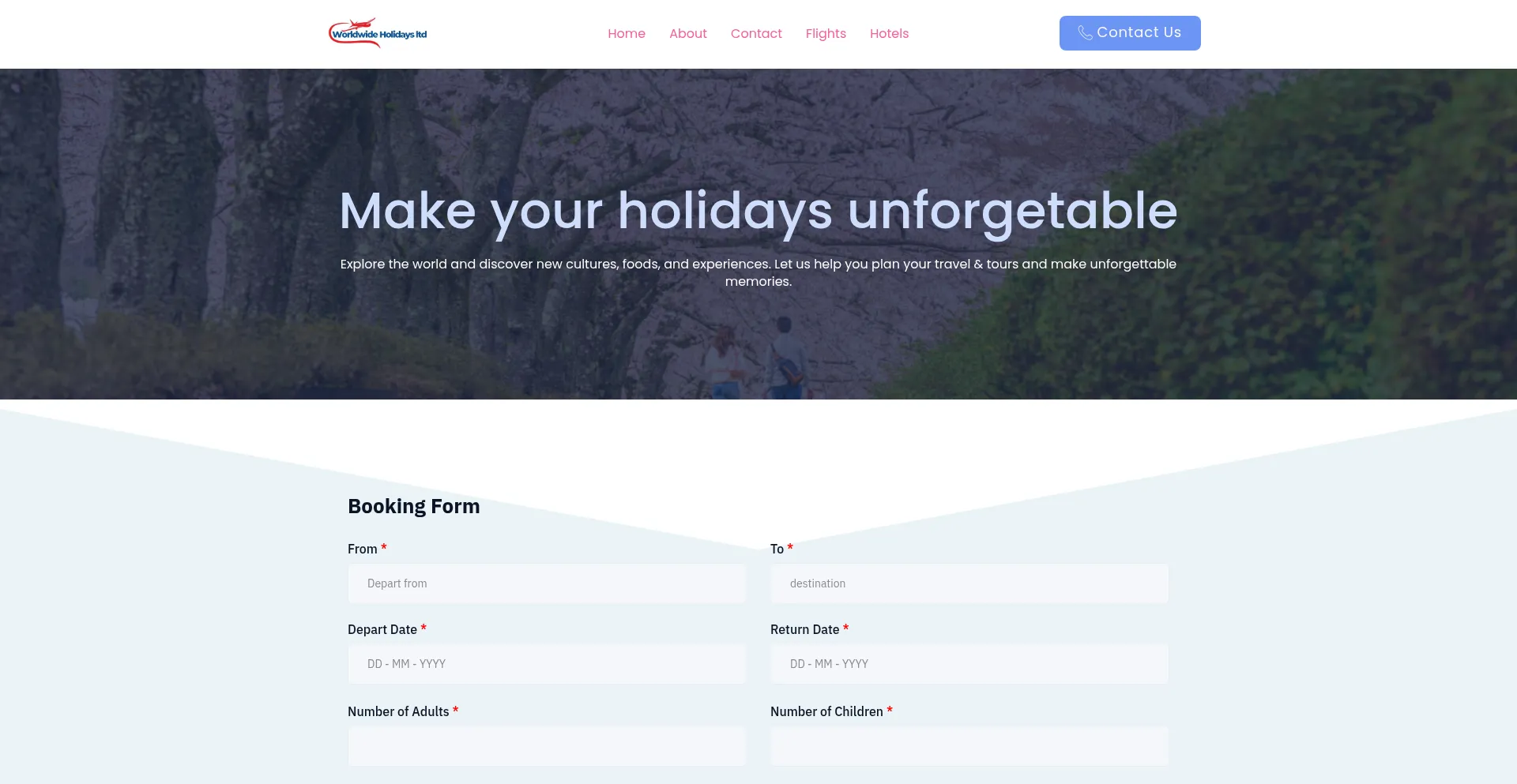 Worldwideholidaysltd.com