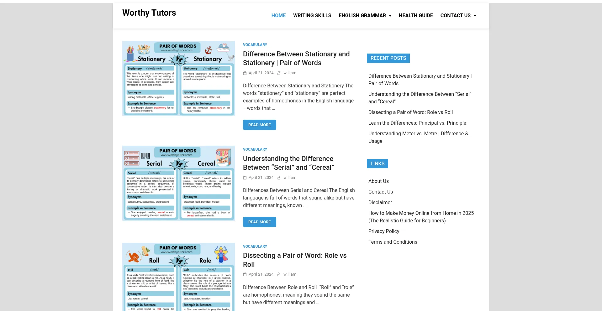 Worthytutors.com