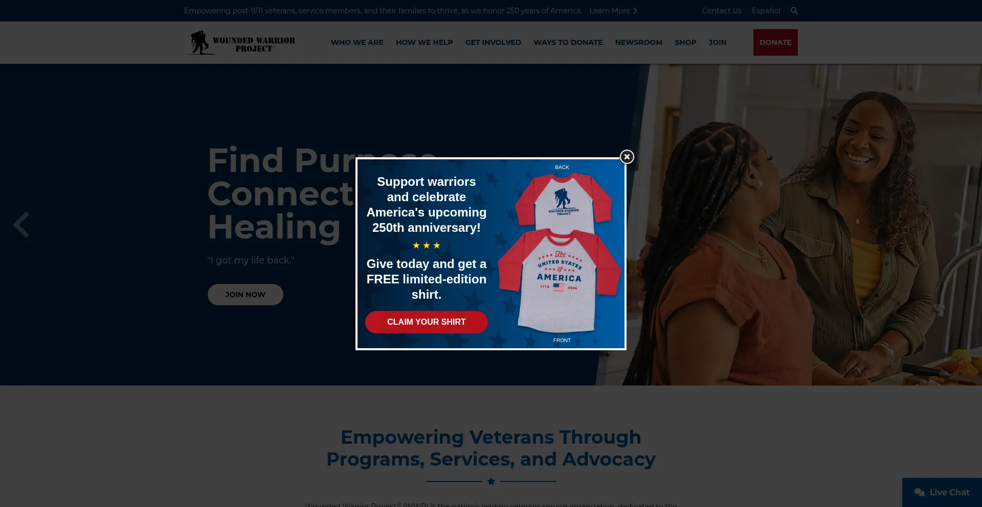 Woundedwarriorproject.org