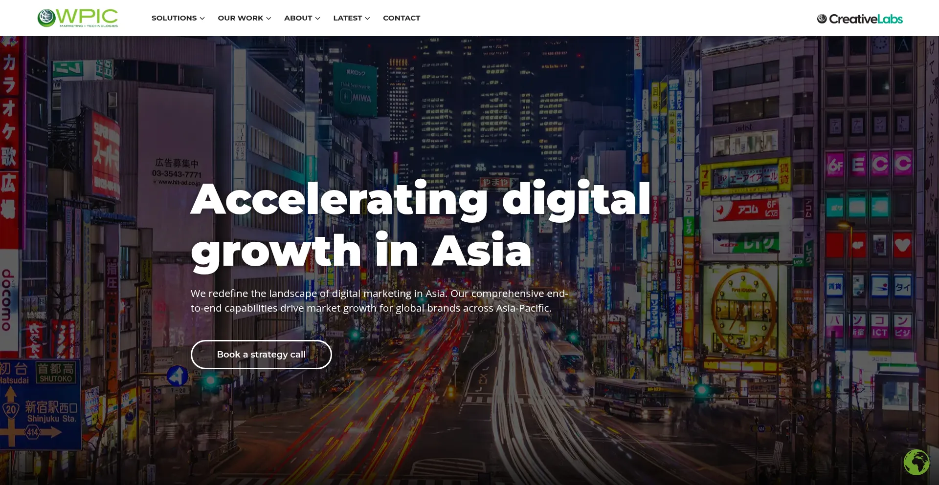 Website screenshot of Wpic.co