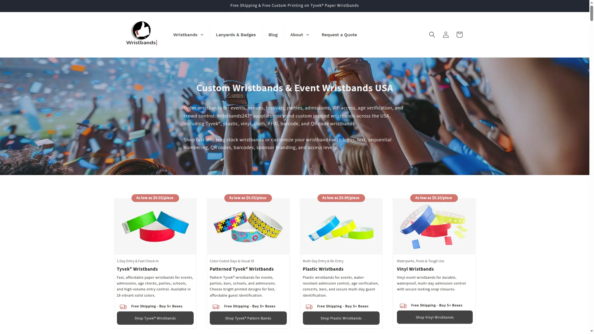 Wristbands247.com