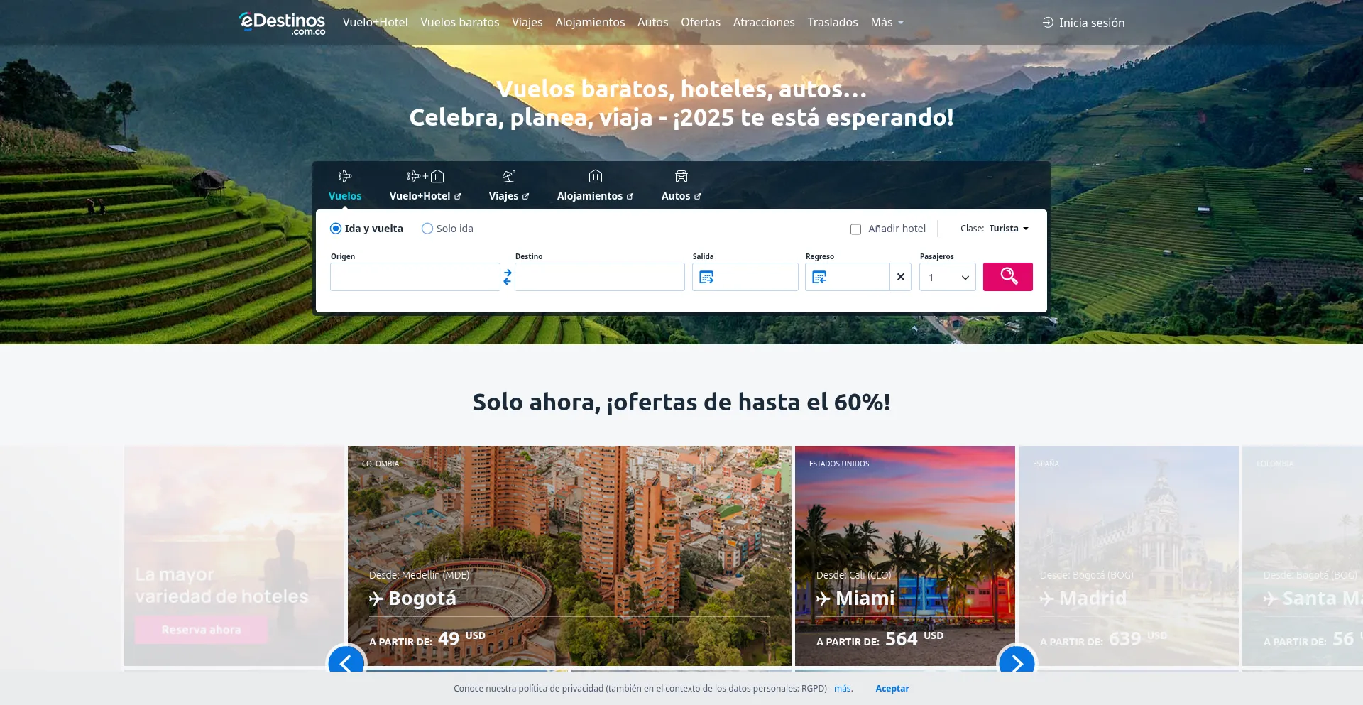 Www2.edestinos.com.co