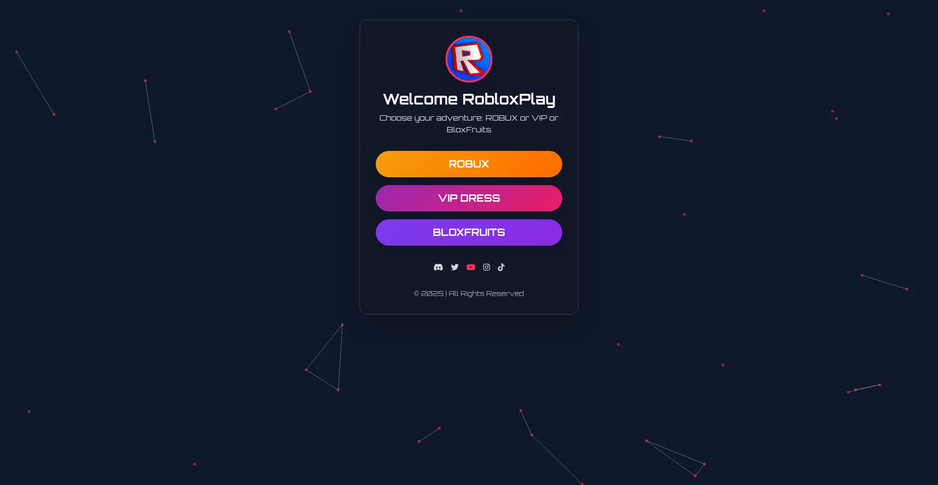 Website screenshot of X4x.me