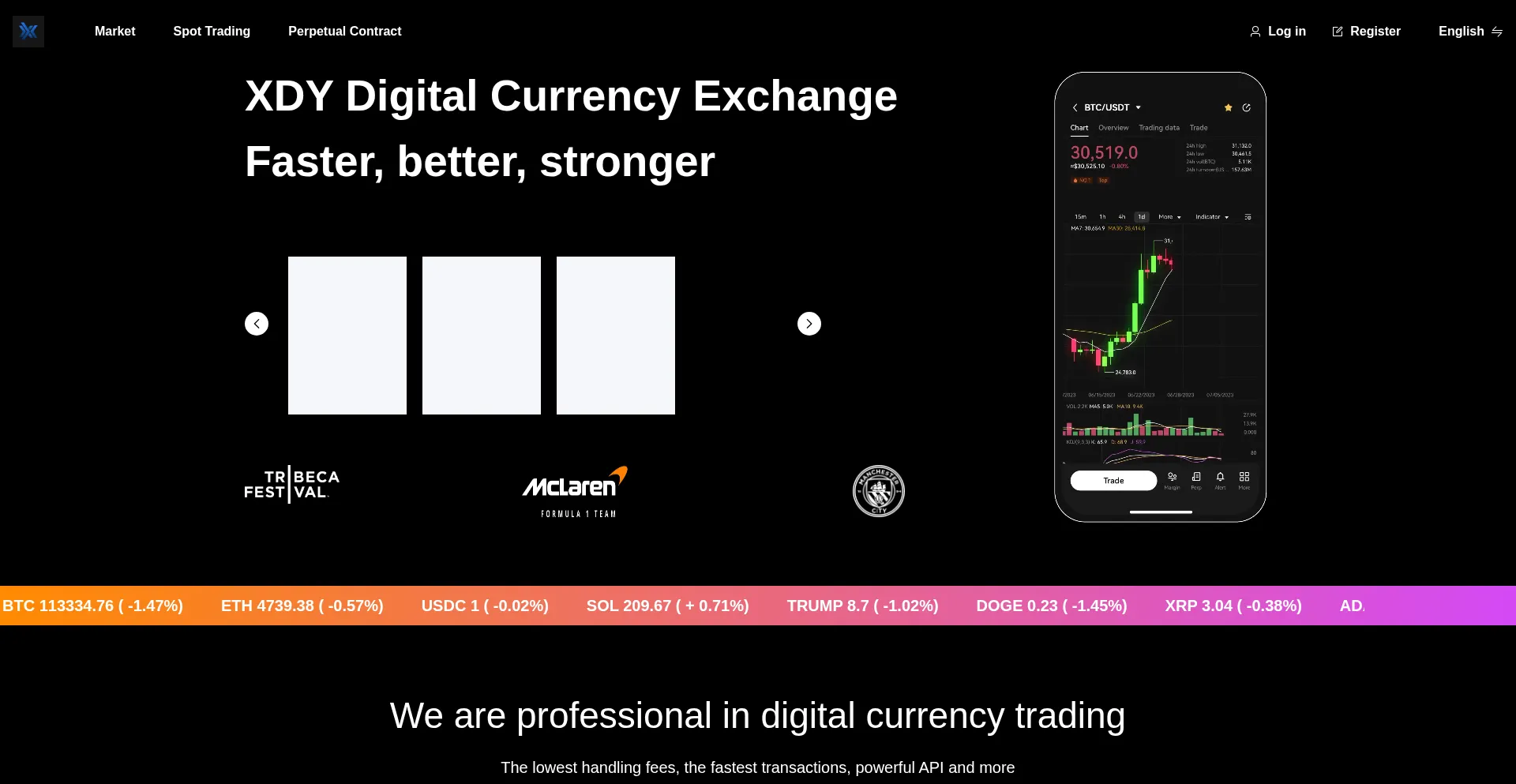 Website screenshot of Xdyusopscoin.com
