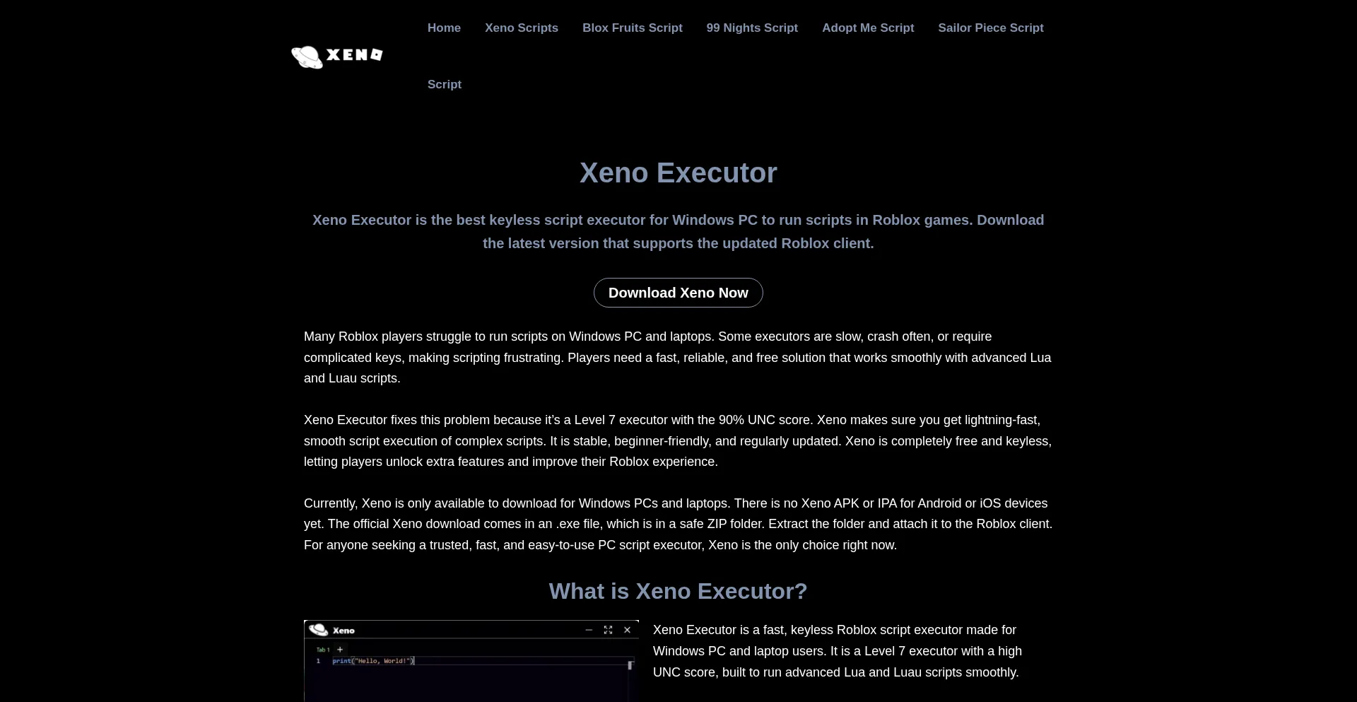 Xeno-executors.org