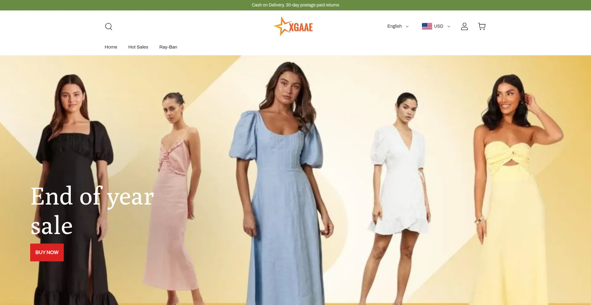 Website screenshot of Xgaae.com