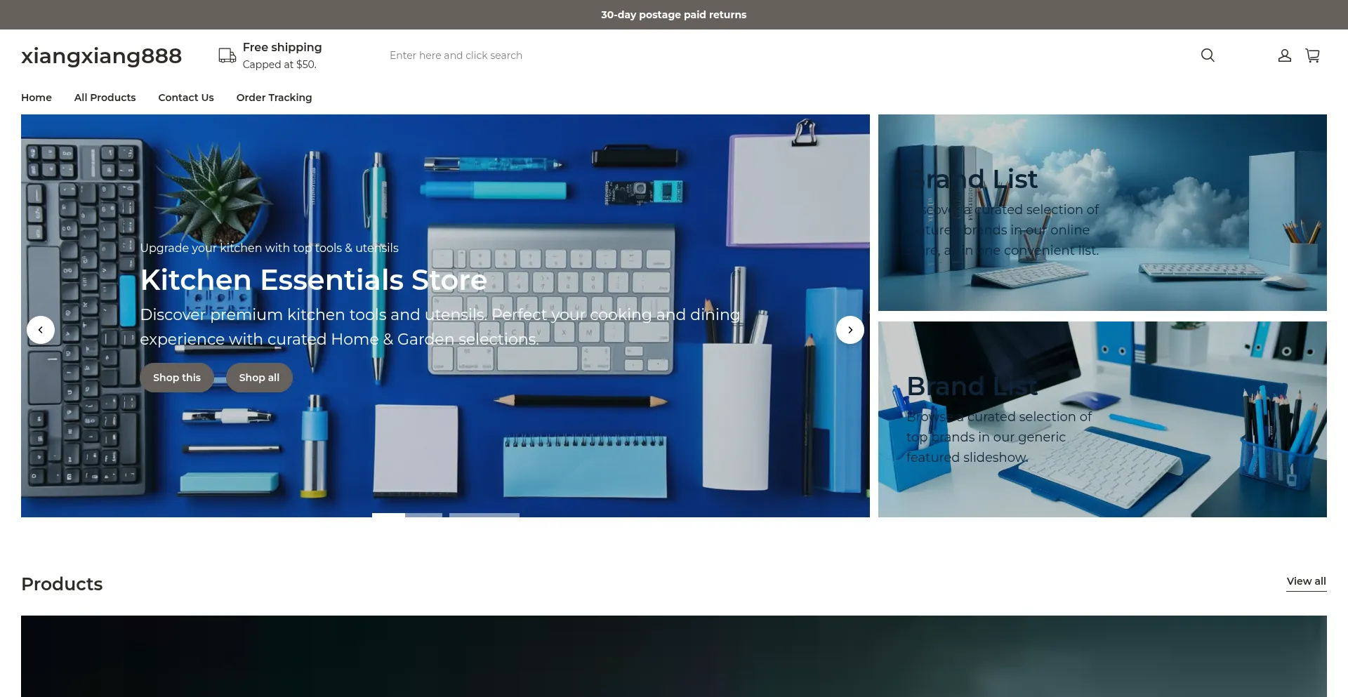 Website screenshot of Xiangxiang888.top