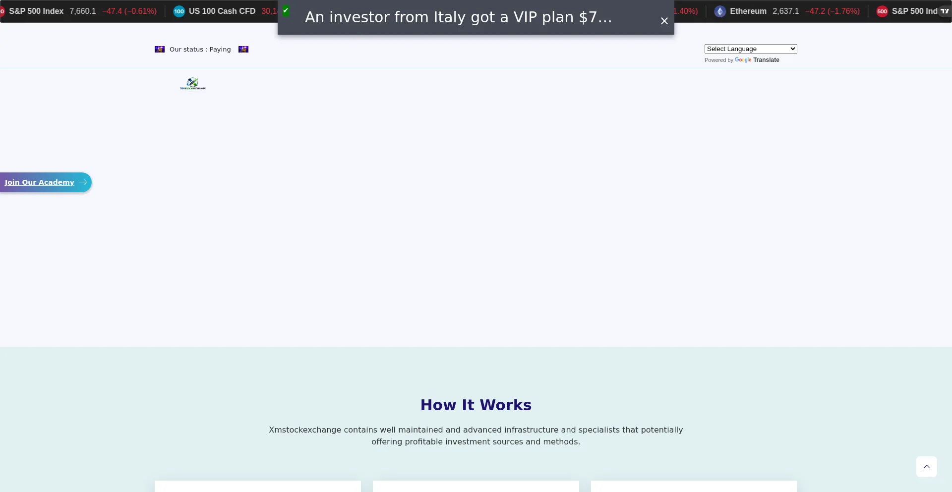 Xmstockexchange.org