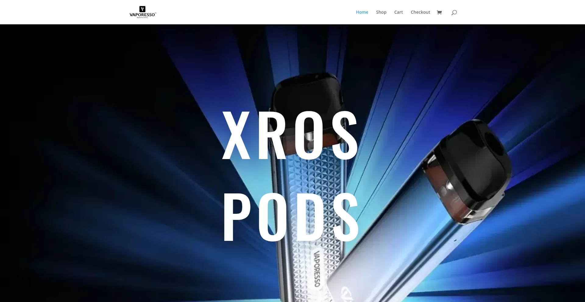 Website screenshot of Xrospods.com