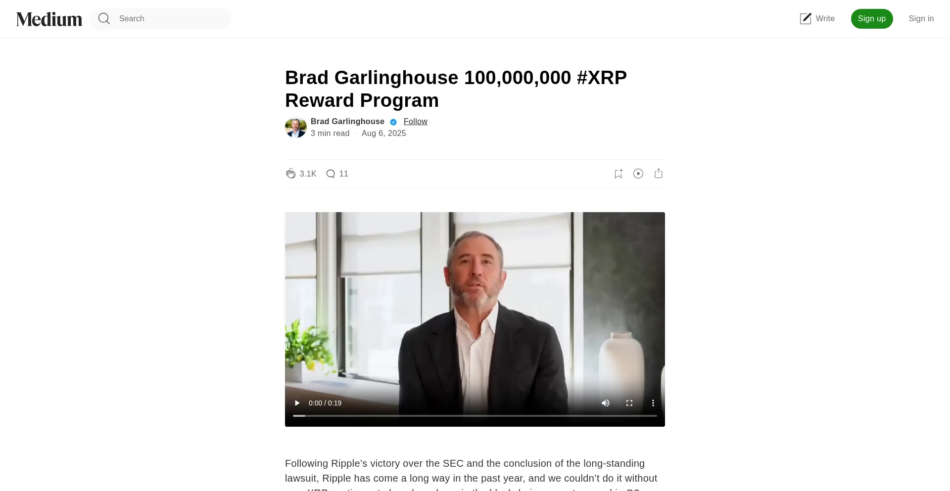 Website screenshot of Xrpfinance.net