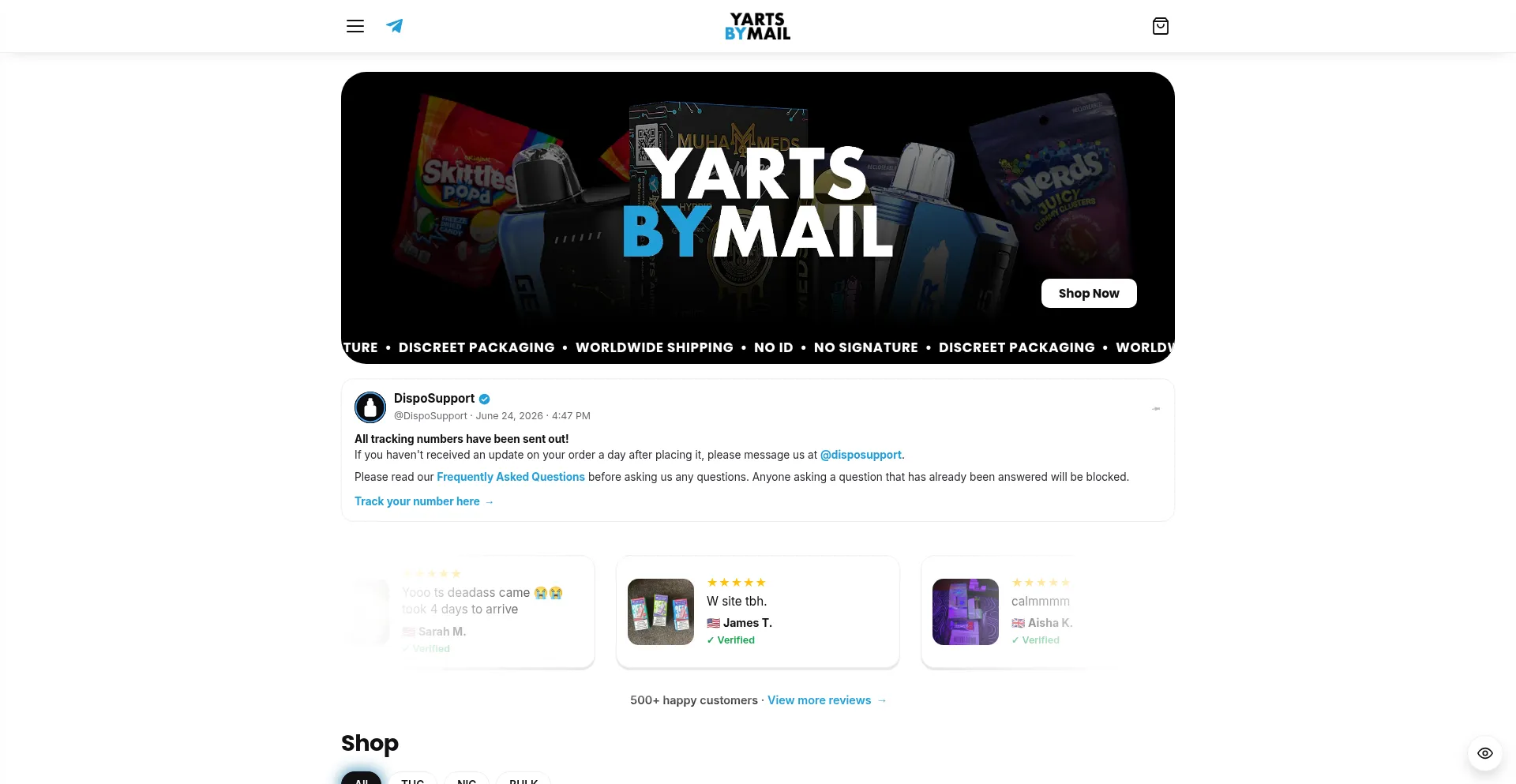Yartsbymail.com