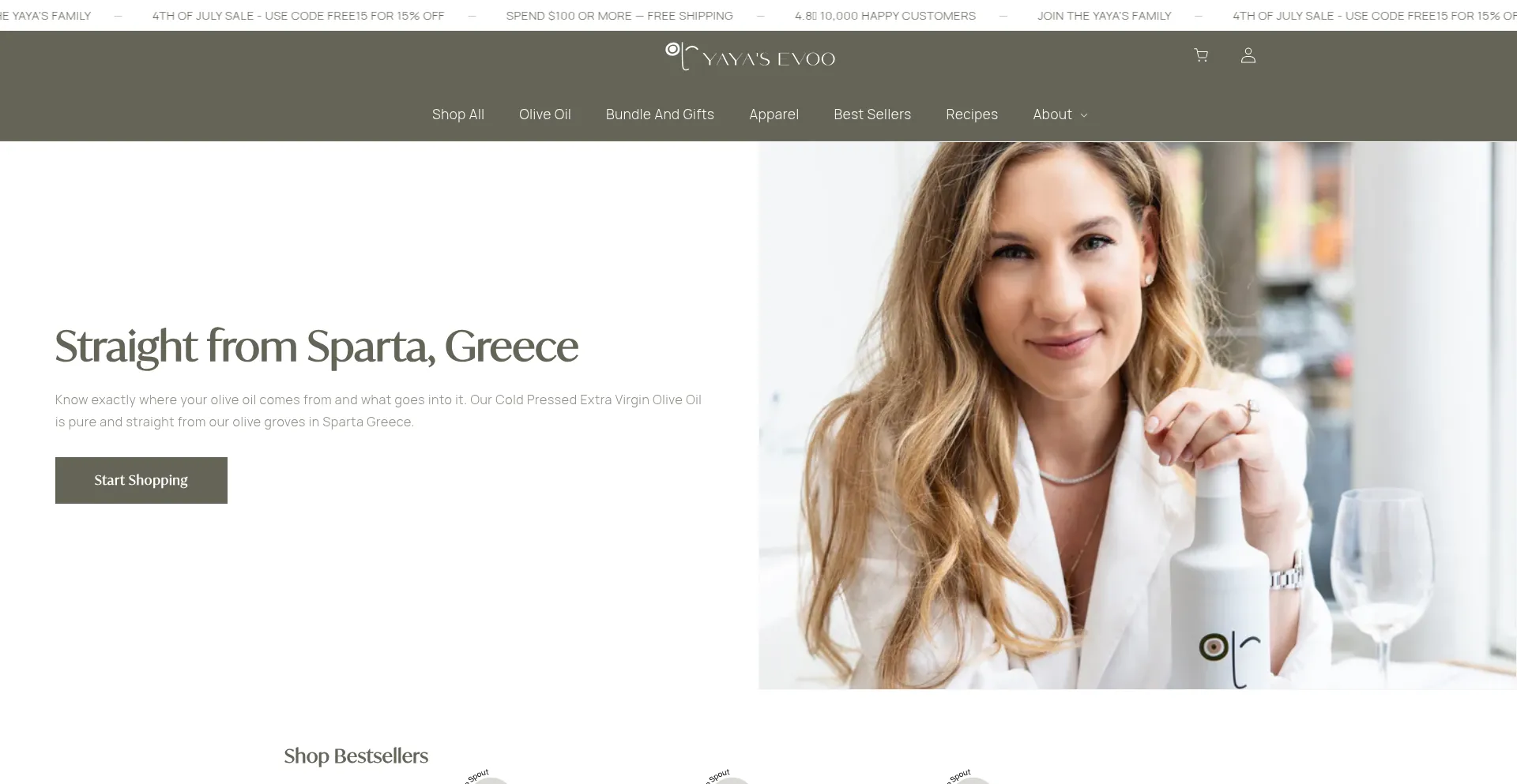 Website screenshot of Yayasevoo.com