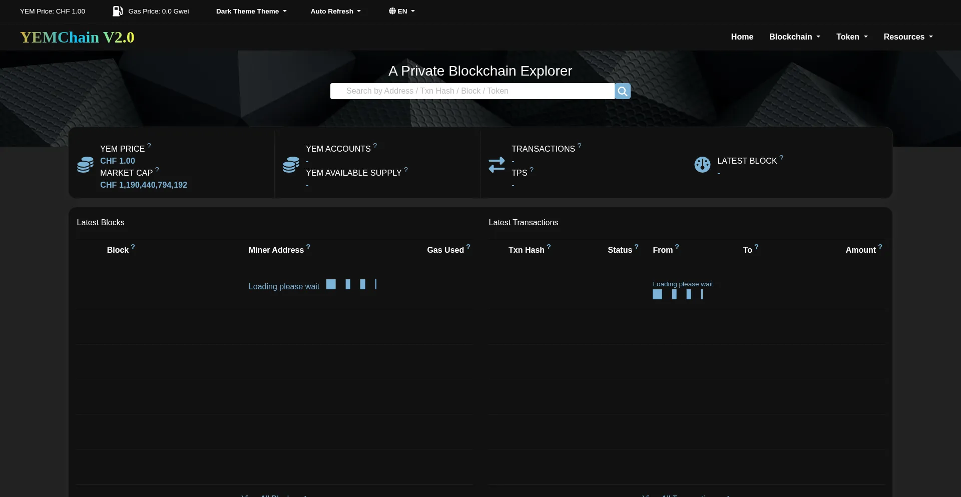 Website screenshot of Yemscan.com