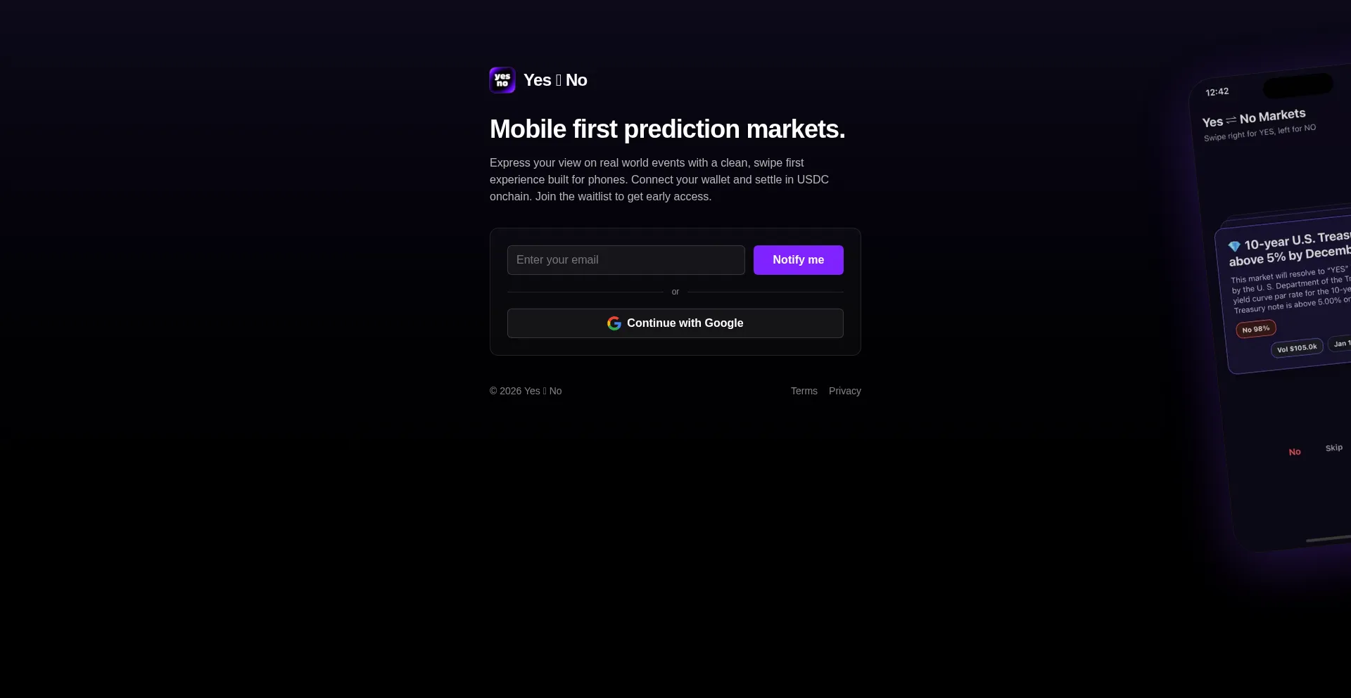 Yesnomarket.com
