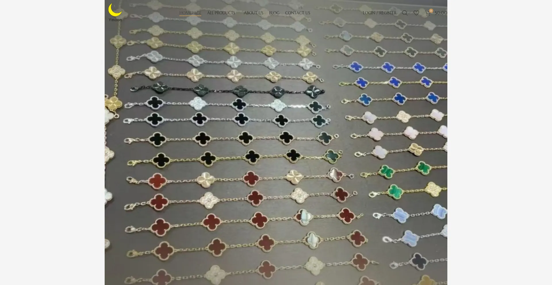 Website screenshot of Ymoonjewelry.com