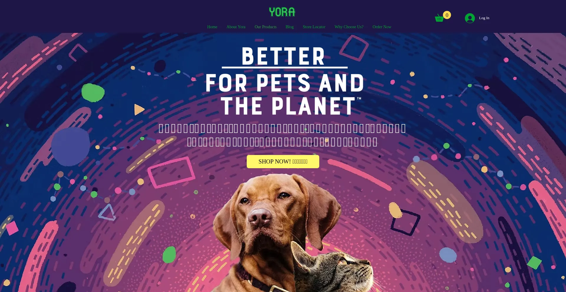 Website screenshot of Yorapetfoods.in.th
