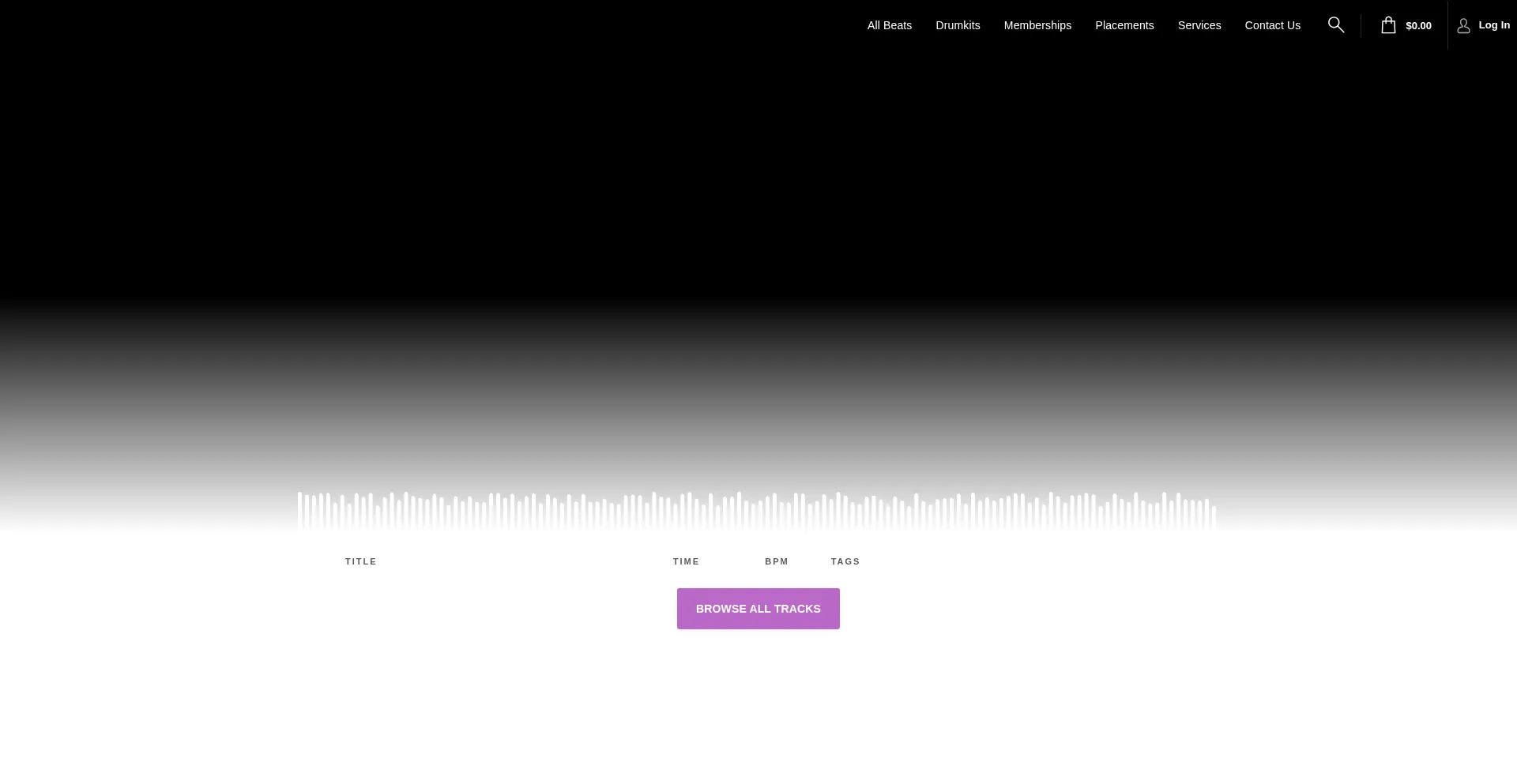 Website screenshot of Youngogbeats.com