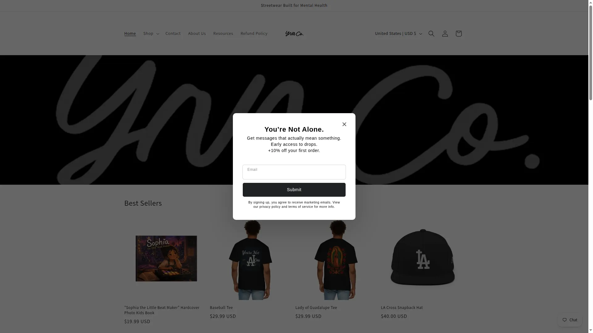 Yourenotaloneco.com