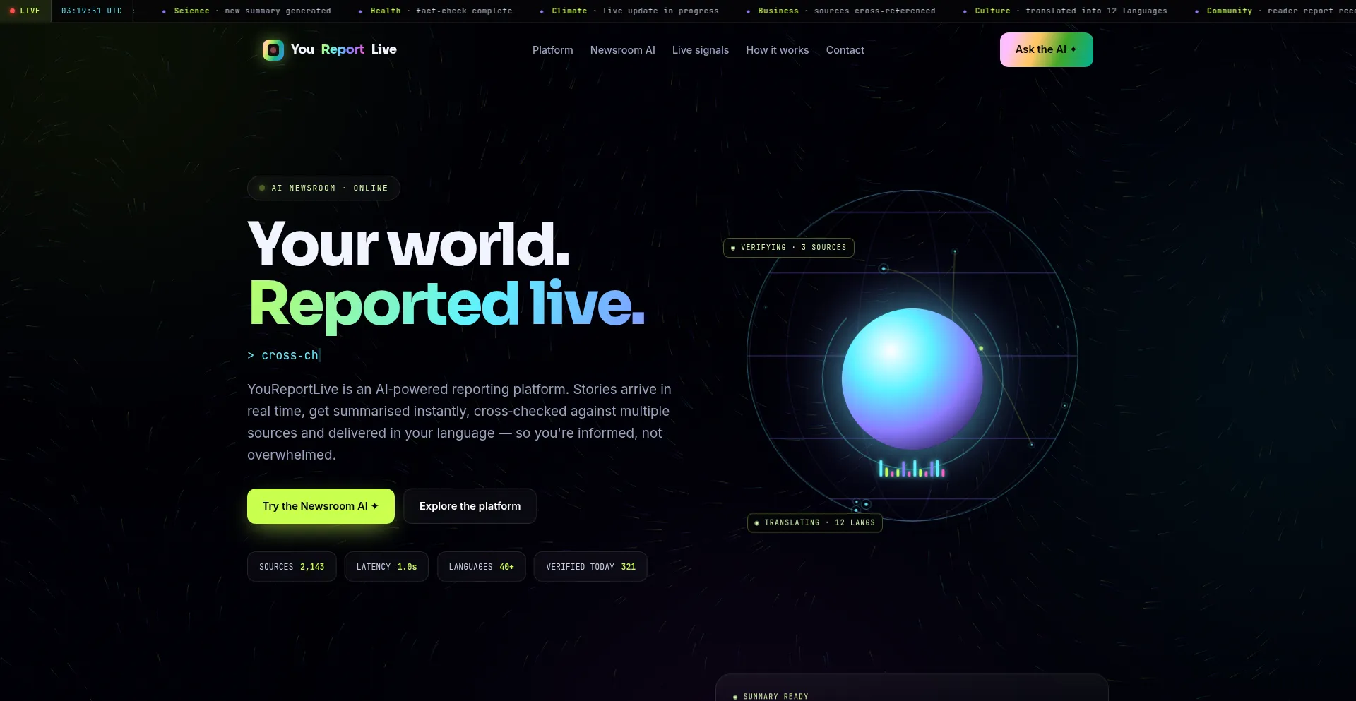 Youreportlive.com