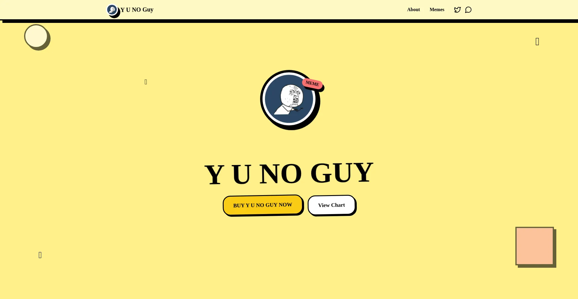 Website screenshot of Yunoguycoin.xyz