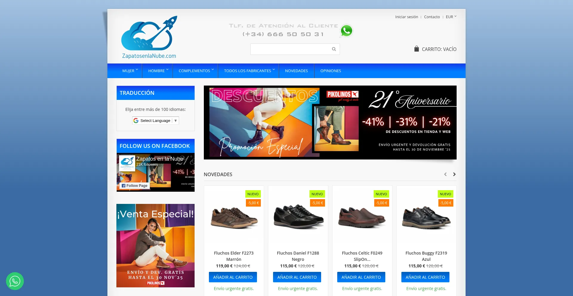 Zapatosenlanube.com